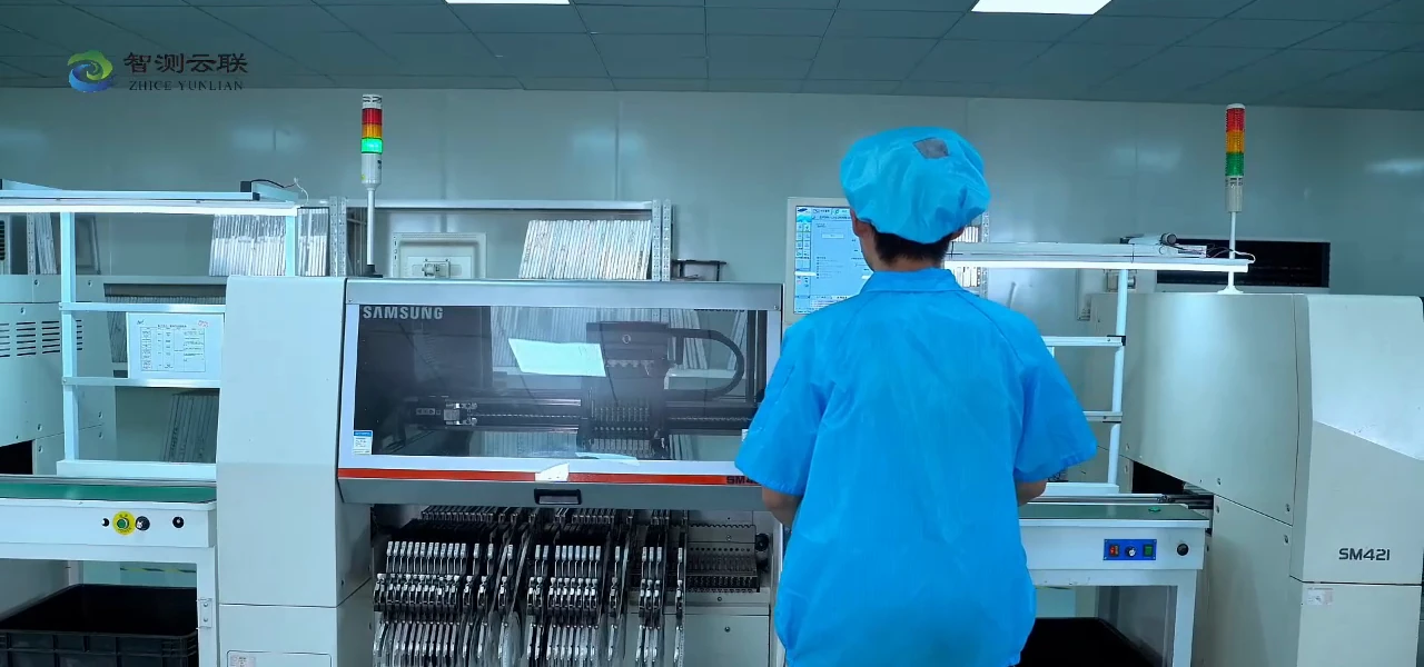 Inside the production facility, from our factory introduction film.
