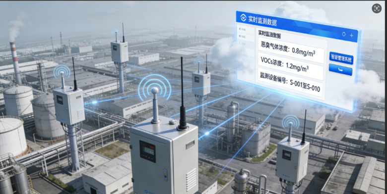 智测云联恶臭气体、挥发性有机物（VOCs）ZC-QT监测系统